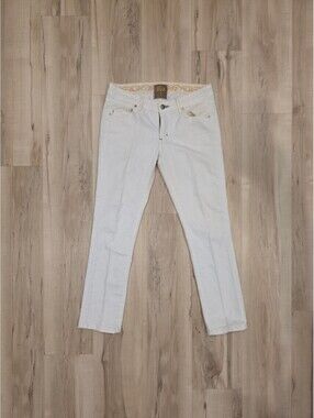 Rich & Skinny White Skinny Jeans Size 27